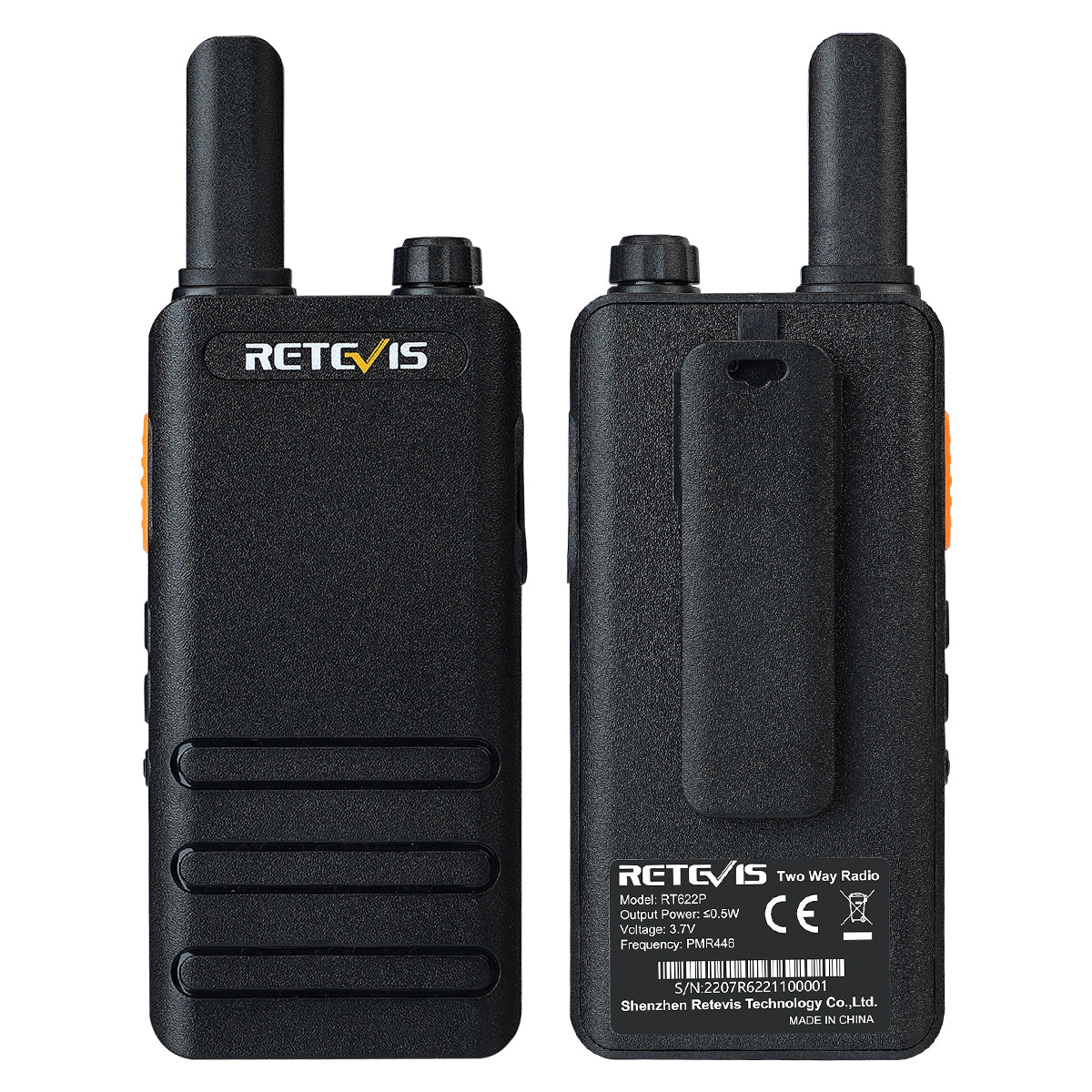 RT622P זוג מכשירי קשר למסעדות